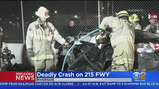 2 Killed In Head-On Collision On 215 Freeway In Riverside