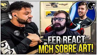 FER REAGE AO MCH FALANDO DO ART & DA SUA OPINIÃO!