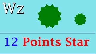 How to make a 12 points star with Css  |  Html Css tutorials | HD video | Web Zone