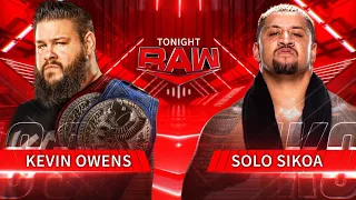 Kevin Owens vs Solo Sikoa (Full Match Part 1/2)