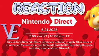 NINTENDO DIRECT REACTION - June 21st 2023 (Pikmin 4 TRAILER!)