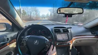 POV Acura TSX turbo street cruise