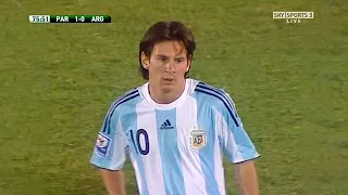 Messi vs Paraguay (WCQ) (Away) 2009-10 English Commentary