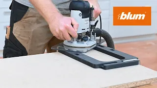 AVENTOS HKi – Fully integrated with milling template set | Blum