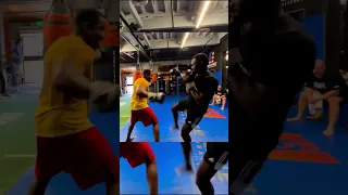 Michael Jai White and Uriah Hall Sparring - Kicking It with Ex UFC Champion Uriah Hall