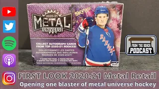 FIRST LOOK 2020-21 Metal Universe Retail Hockey! Is this blaster worth the big price tag?
