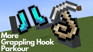 More Minecraft Grappling Hook Parkour