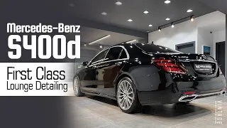 Mercedes-Benz S400d Bu Araca Bu Kaplama! First Class Lounge Detailing