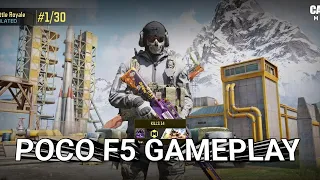 CALL OF DUTY MOBILE | POCO F5 GAMEPLAY