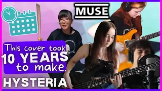 This 'Hysteria' cover took 10 years! Tarn Softwhip, Daisy Pepper, Amy Lewis + Corey | Musician React