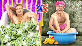 JOCK VS NERD STUDENT IN JAIL || Rich VS Broke Student! Sneak Food Into Jail! by 123 GO! GENIUS