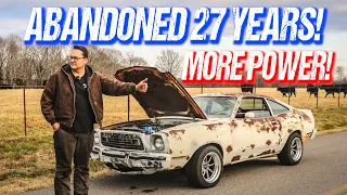 ABANDONED Mustang Cobra Rescued After 27 Years - EASY Power Upgrades!