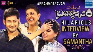 Mahesh Babu Samantha Kajal Aggarwal Hilarious Interview | Brahmotsavam Movie | TFPC