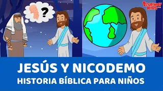 Jesús y Nicodemo - Juan 3:-21 - Historia bíblica para niños