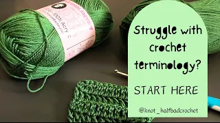Crochet terminology finally explained! The ultimate beginner guide to crochet