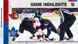 Senators @ Maple Leafs 1/27 | NHL Highlights 2023