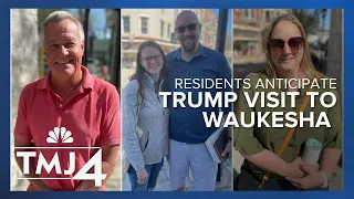 Waukesha residents react to upcoming visit by Former President Donald Trump