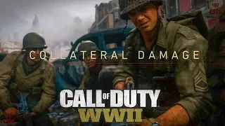 Call Of Duty - World War 2 : Mission 6 -"COLLATERAL DAMAGE" Walkthrough Gameplay 4K(6th Mission)2019