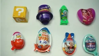 8 Combo Of Barbie,Kinder Joy,King Toy Egg,Rocket Candy, Dairy Milk Lickables ,Fundoo Andoo and Other