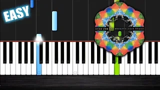Coldplay - Hymn For The Weekend - EASY Piano Tutorial by PlutaX