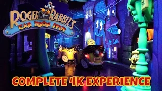 Roger Rabbits Car Toon Spin Low Light On-ride (Complete 4K Experience) Disneyland California