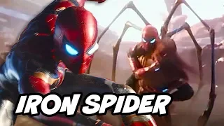 Avengers Infinity War Spider-Man Iron Spider Scene First Look Explained