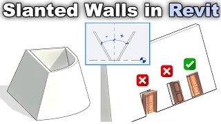 Tips and Tricks for Slanted Walls in Revit Tutorial