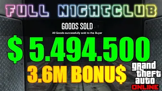 BIG NIGHTCLUB SALE $5.5 MILLION Double rewards on first sell mission GET $3.6M BONUS !