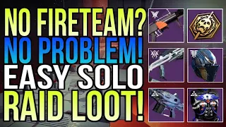 Easy SOLO Raid Loot! - 27 Raid Chests Without a Team! Easy SOLO SPOILS OF CONQUEST Farm! [Destiny 2]