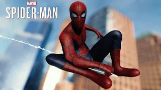 Spider-Man PC - Photorealistic Spider-Man Lotus Suit MOD Free Roam Gameplay!
