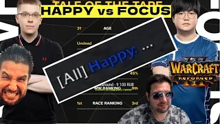 Happy vs Focus - TeD Cup 10 - Warcraft 3 - уникальный матч Императора