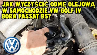 Czyszczenie odmy olejowej VW Golf IV/Bora/Passat B5.How to clean the oil drain Golf IV/Bora.