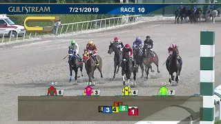 Gulfstream Park Carrera 10 - 21 de Julio 2019