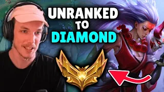 Unranked to DIAMOND on DIANA JUNGLE how to carry in GOLD | Diana Jungle Gameplay Guide League 13.14