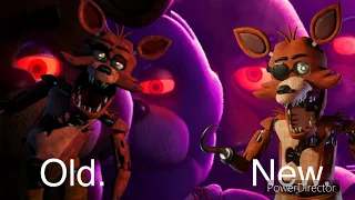 Fnaf: foxy sing original vs movie