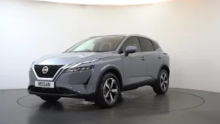 Stunning Qashqai 1.3 DIG-T MH N-Connecta in Ceramic Grey Premium Metallic with Panoramic Glass Roof