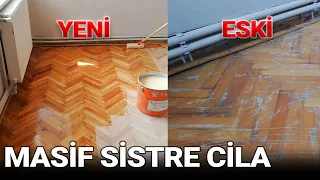 How is Scratch Polish Process Made on Old Solid Parquet?