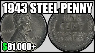 1943 Steel Pennies Worth Money - How Much Is It Worth and Why, Errors, Varieties, and History