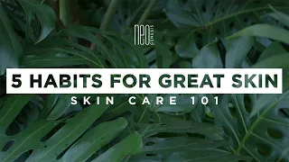 5 Habits For Great Skin | Skin Care 101