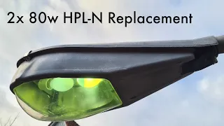 Replacing 2 Mercury Vapour Bulbs (2× HPL-N 80W) In A Philips HRP11 Fixture