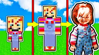 КАК МЕНЯЛСЯ КУКЛА ЧАКИ МОБ И ЕГО ЖИЗНЕННЫЙ ЦИКЛ В МАЙНКРАФТ ! ЭВОЛЮЦИЯ MINECRAFT