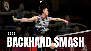 Every Single Backhand Smash from LEE ZII JIA in 2023