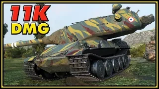 AMX M4 54 - 10 Kills - 11K Damage - World of Tanks Gameplay