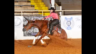 Shinomatic shown by Amy Stoney   2019 NRHA Futurity NP Futurity, Go 1