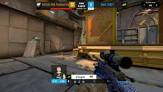 NAVI (S1MPLE) VS. VIRTUS PRO.(JAME) - ESL - ROAD TO RIO MATCH HIGHLIGHTS 2020 ESL PRO (AWPED !)