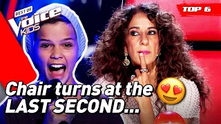 LAST SECOND Chair Turns from The Voice Kids Blind Auditions! 🤯 💕 | Top 6