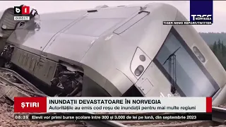 INUNDAȚII DEVASTATOARE ÎN NORVEGIA_Știri B1_10 aug 2023