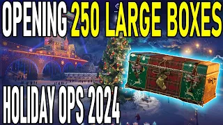 WoT's New!? Opening 250 Large Boxes Holiday Ops 2024 & Other Ramblings (Golden Waffenträger E100)