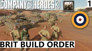 British (Indian Artillery) Build Order - Company of Heroes 3