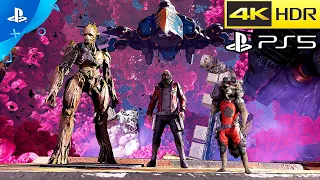 Marvel's Guardians of the Galaxy - PS5 Gameplay 4K HDR 60FPS (Performance Mode)